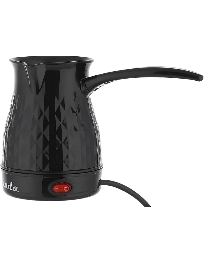 Zada electric plastic turkish coffee pot, black, 500 ml - zcp-700