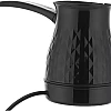 Zada electric plastic turkish coffee pot, black, 500 ml - zcp-700