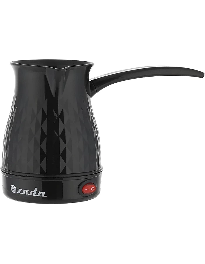 Zada electric plastic turkish coffee pot, black, 500 ml - zcp-700