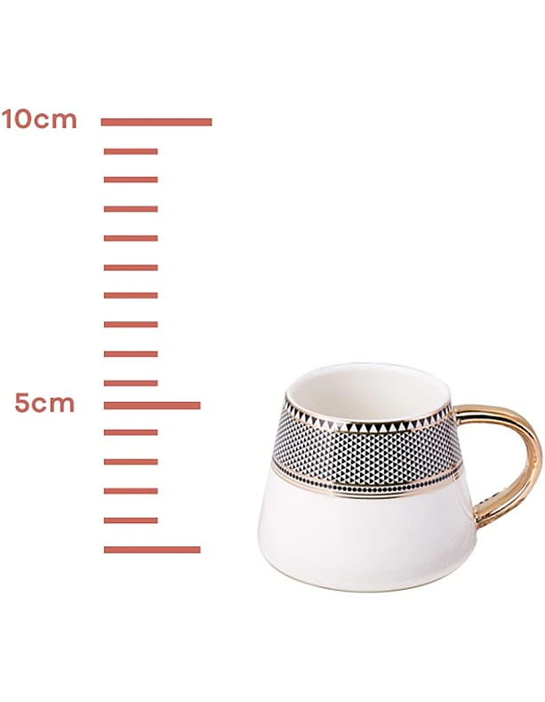 Karaca Globe Coffee Cup Set for 2 People 80 ml