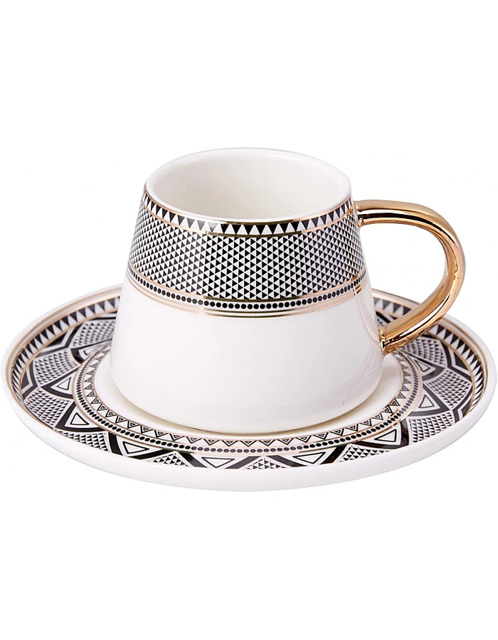 Karaca Globe Coffee Cup Set for 2 People 80 ml