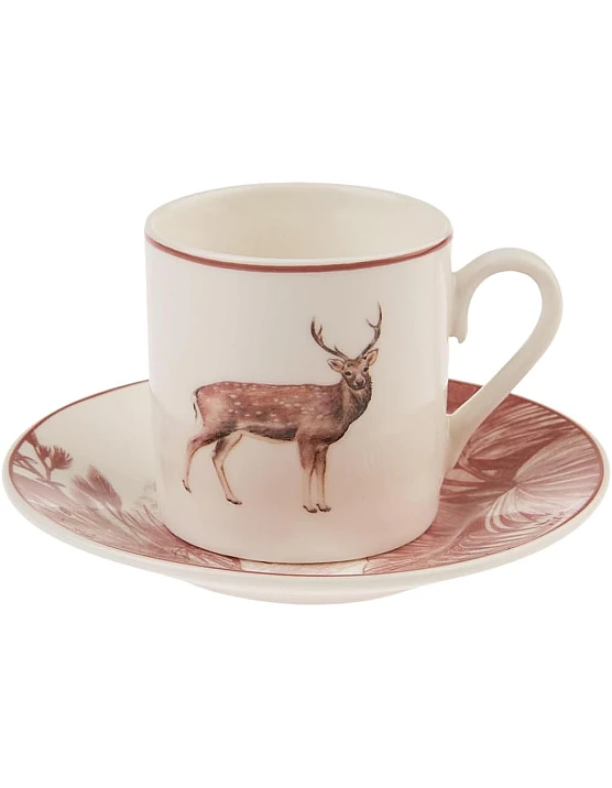 Karaca Jungle Set Of 6 Coffee Cups 80 Ml