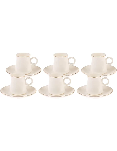 Karaca Wing 6 Person Coffee Cup Set 80 ml