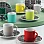 Kütahya Porselen Porcelain Ruya Coffee Cup Saucer 12-Pieces Set
