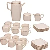Rosa FM 8968 296110 Victoria T.Shape Porcelain Tea And Coffee Cup Set, 29 Pieces With Durable Material For Home And Office
