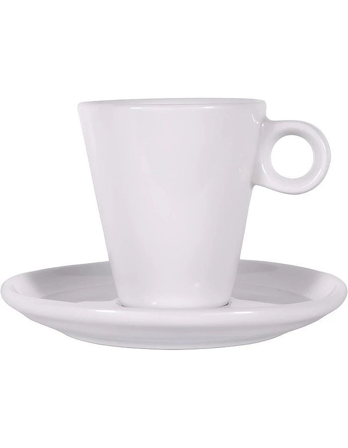 Set of 6 Porcelain cappuccino cup with Saucers - MZ/93216
