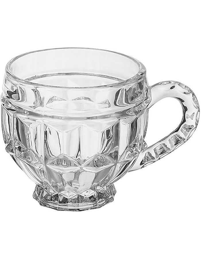 Blink Max KTZB86 Glass Mug 6-Piece Set, 185 ml Capacity