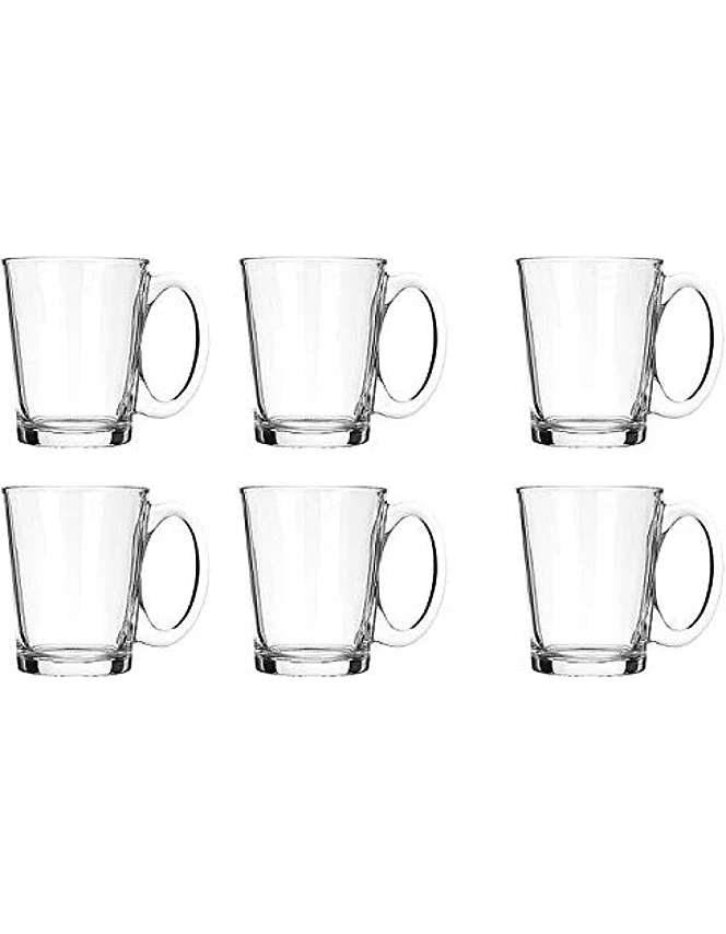 Blinkmax (6 Piece) Glass Tea Mugs