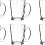 Blinkmax (6 Piece) Glass Tea Mugs