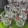 Glass Tea Cup Set Of 6 220Ml Clear Tea Coffee Mugs Espresso Mugs Ktzb125