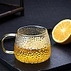 MUAC Glass Tea Coffee Cappuccino Soup Bowl Jumbo Glass Cup Multipurpose Mug with Handle 440ml (Pack of 1)