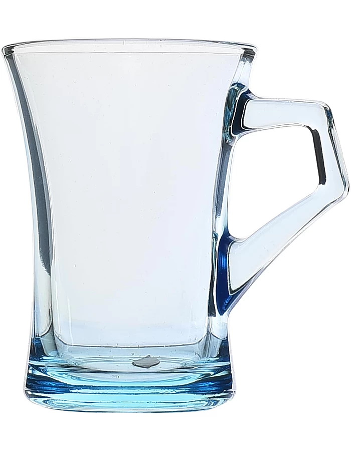 Pasabahce Azur Glass Mug For Home Uses, Restaurants & Hotels, 120ml - Turqouise
