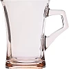 Pasabahce Azur Glass Mug for Home Uses, Restaurants & Hotels, 120ml - Pink