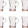 Pasabahce Azur Glass Mug for Home Uses, Restaurants & Hotels, 120ml - Pink