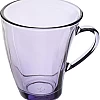 Pasabahce Penguen Glass Mug - Purple, 295 ml - Set of 6