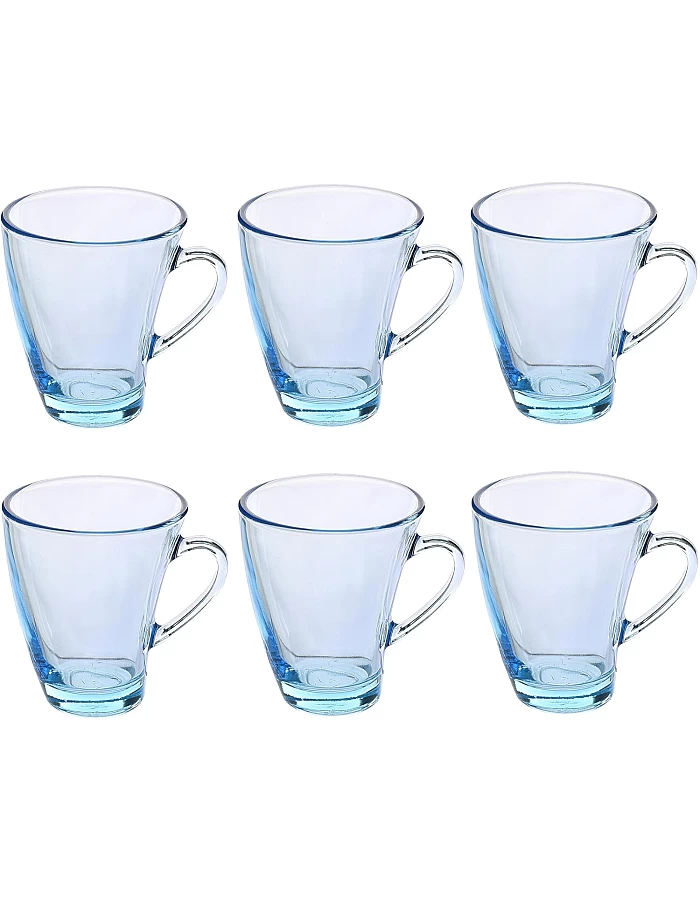 Pasabahce Penguen Glass Mug For Home Uses, Restaurants & Hotels, 170ml - Turqouise