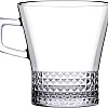 Pasabahce Tea Mug Set Kuvars -6 Cups- 250 ml -Clear Color-Turkey Origin