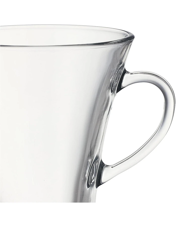 Pasabahce Tea Mug Set Penguen -6 Cups- 300 ml -Clear Color-Turkey Origin