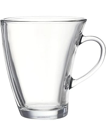 Pasabahce Tea Mug Set Penguen -6 Cups- 300 ml -Clear Color-Turkey Origin