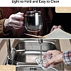 cmxing Double Wall Reusable Coffee Glasses Cups Insulated Cups Transparent Thermo Glass Cup Set Coffee Mugs for Espresso Cappuccino Latte(300ml)