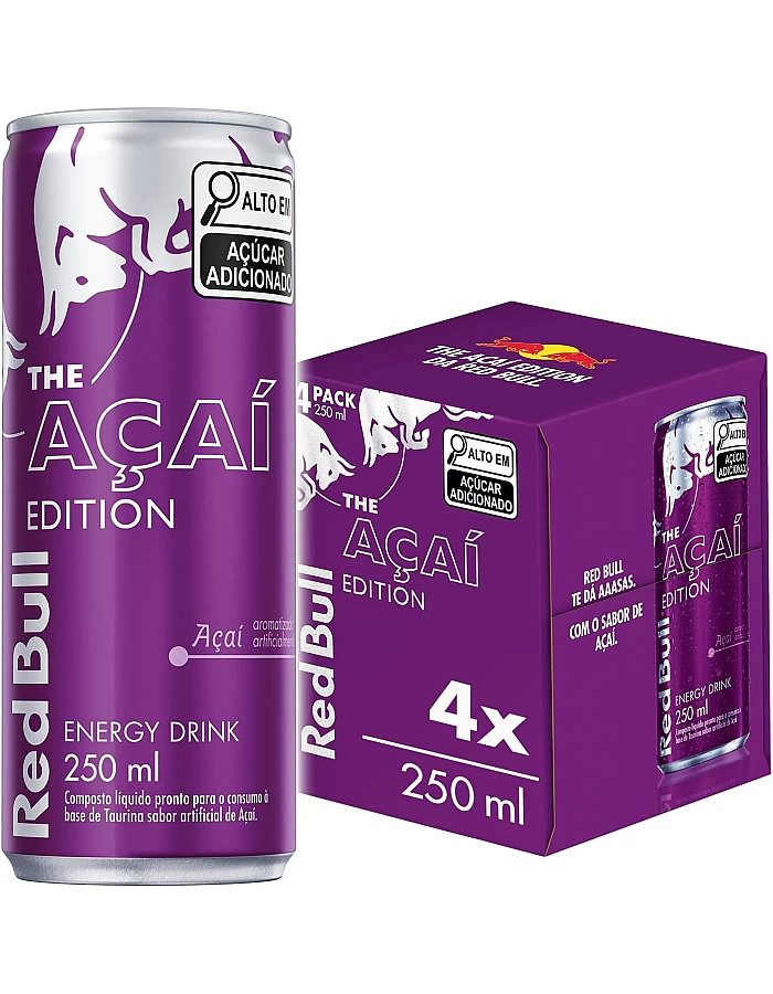 Pack of 24 Red Bull Energy Cans, Acai, 8.5 oz
