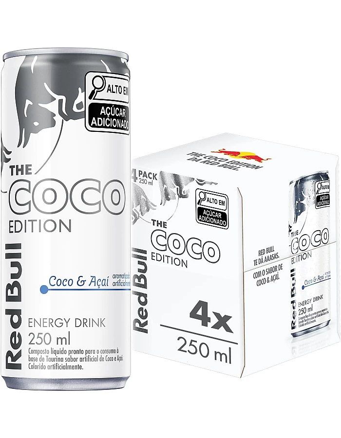 Pack of 24 Red Bull Energy Cans, Coconut and Acai, 8.5 oz