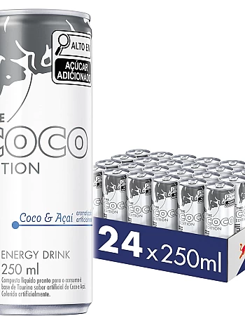 Pack of 24 Red Bull Energy Cans, Coconut and Acai, 8.5 oz