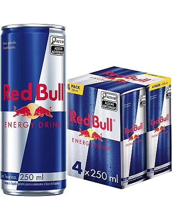 Red Bull Energy Drink, 250 ml (4 Pack)