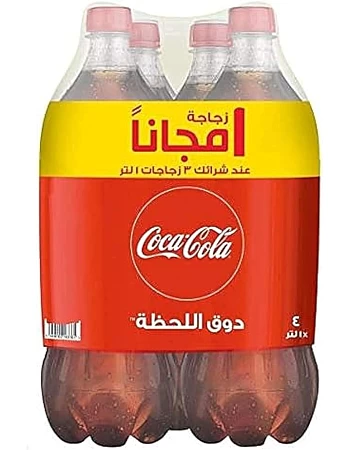 Coca Cola-1L-6 Plastic Bottles