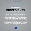 Diet Pepsi, Carbonated Soft Drink, Plastic Bottle, 500 ml x 12