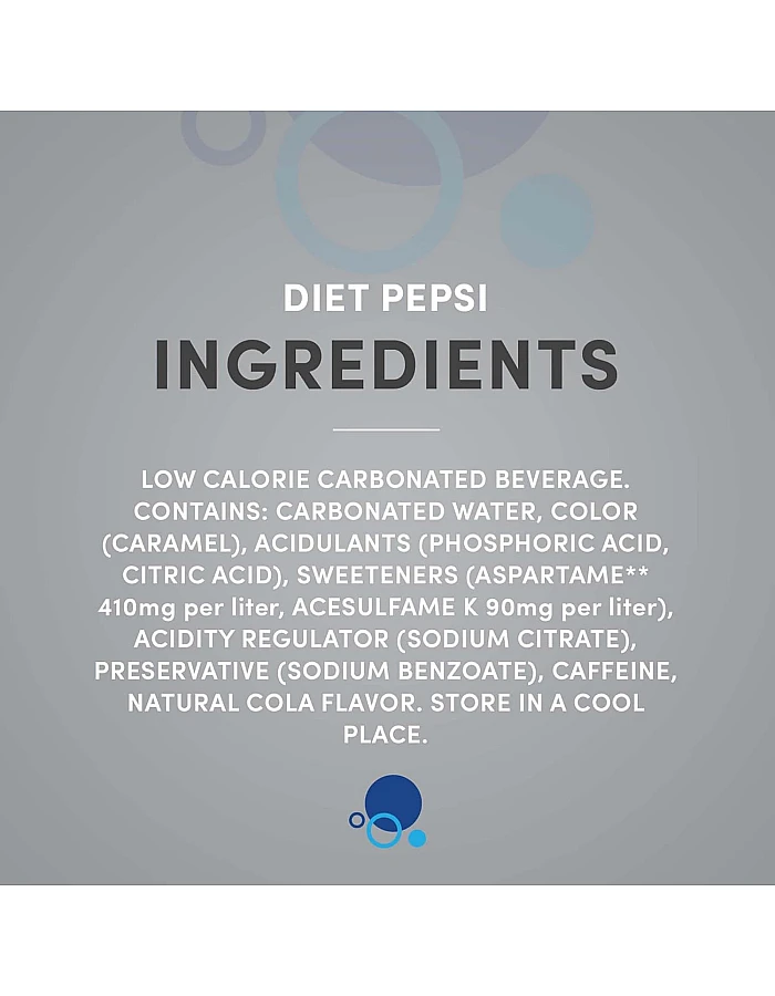 Diet Pepsi, Carbonated Soft Drink, Plastic Bottle, 500 ml x 12
