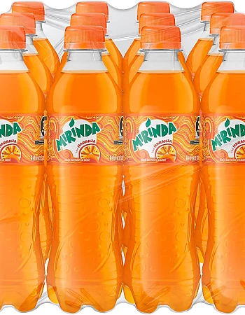 Mirinda, 12 Pack Pet Orange Soft Drink 400ml