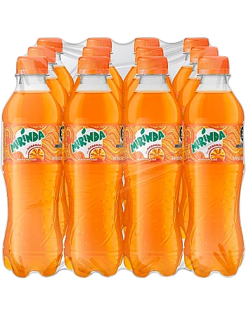 Mirinda, 12 Pack Pet Orange Soft Drink 400ml