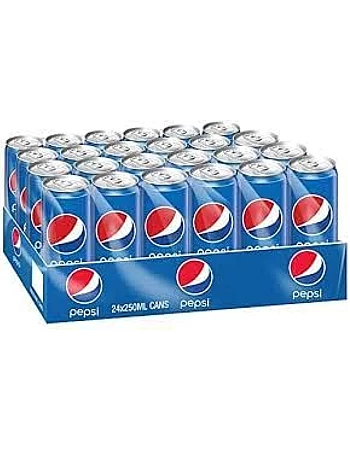 Pepsi Can Soda 24 Pcs 1 Pack 250 ml