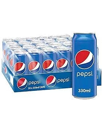 Pepsi Can Soda 24 Pcs 1 Pack 330 ml