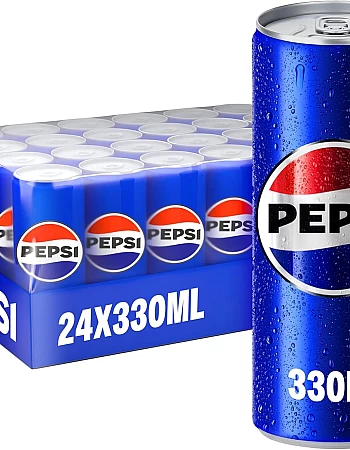 Pepsi, Carbonated Soft Drink, Cans, 330Mlpack Of 24