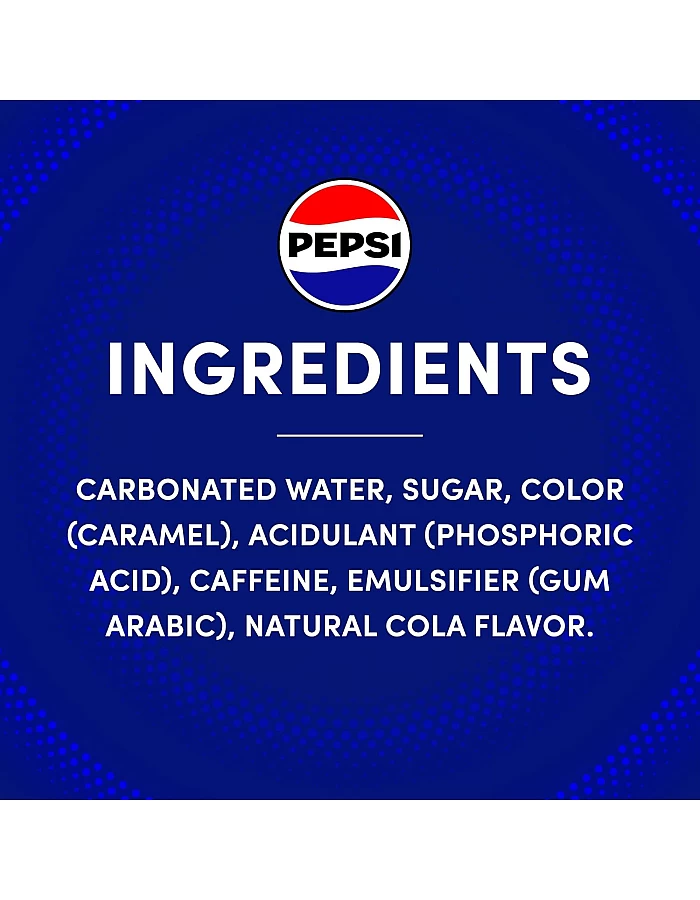 Pepsi, Carbonated Soft Drink, Cans, 330ml Pack Of 6