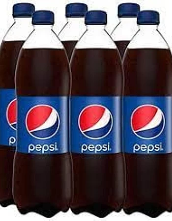 Pepsi Plastic Soda Bottle – 1L - 6 Pcs - 6 Bottles