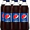 Pepsi Plastic Soda Bottle – 1L - 6 Pcs - 6 Bottles