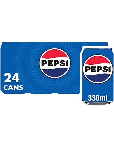 Pepsi Regular Cola, 24 x 330ml