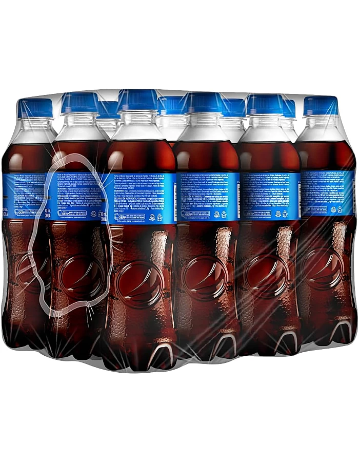 Pepsi Regular, Cola Flavor Soda Pet 390 Milliliters Pack of 12