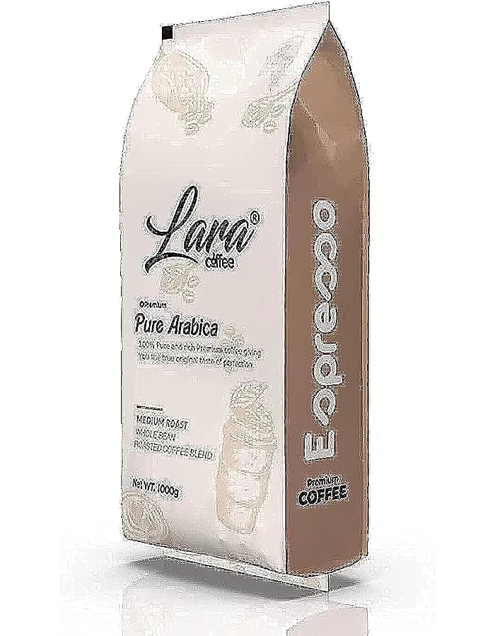 Lara Coffee Pure Arabica Coffee Beans, Medium Roast