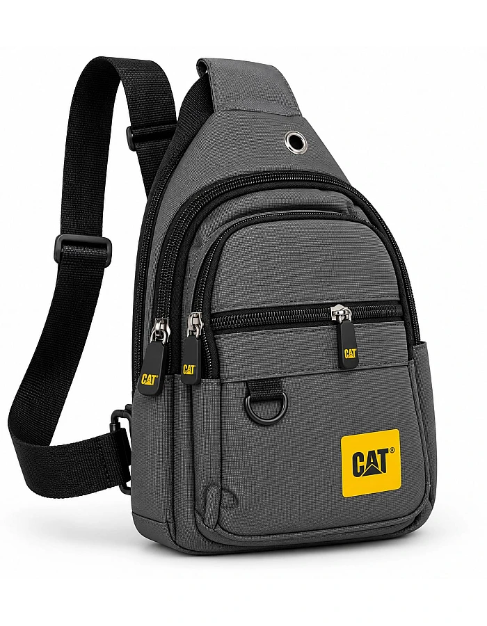 CAT Gray Crossbody Bag BG-316
