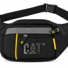 CAT Black Waist Bag with Yellow Trim BG-332