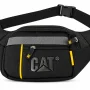 CAT Black Waist Bag with Yellow Trim BG-332