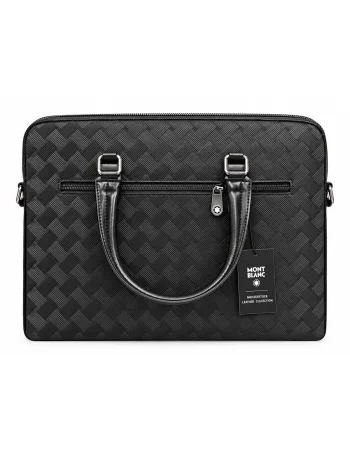 Montblanc Black Woven Laptop Bag BG-426