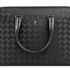 Montblanc Black Woven Laptop Bag BG-426