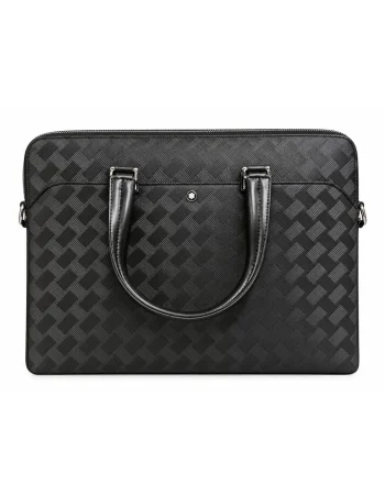 Montblanc Black Woven Laptop Bag BG-426
