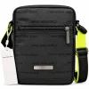Calvin Klein Black Crossbody Bag with Neon Strap BG4-508