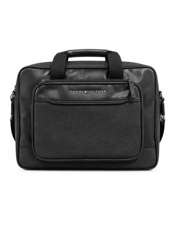 Tommy Hilfiger Black Laptop Bag BG7-427